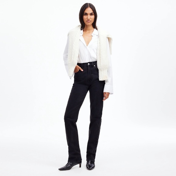 Madewell - The '90s Straight Jean - Belmere Wash - Picture 1 of 13